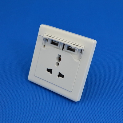 USB墻壁插座面板評測 5V 2.1A直充，讓生活更便捷